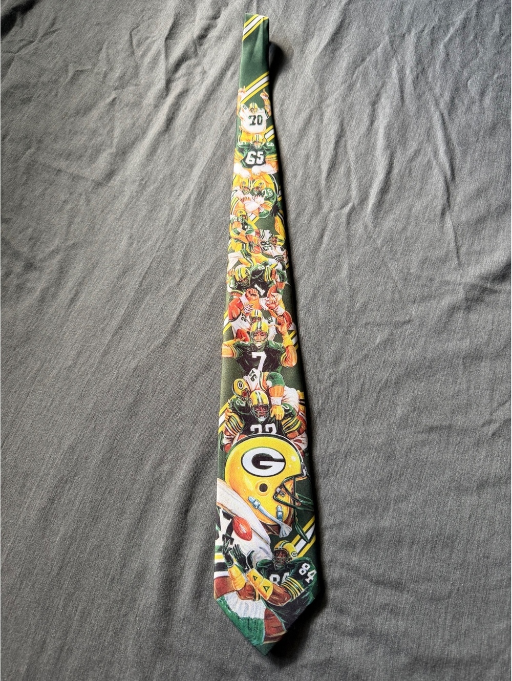 Vintage Green Bay Packers Neck Tie Mens One Size Green NFL Football Ralph Marlin